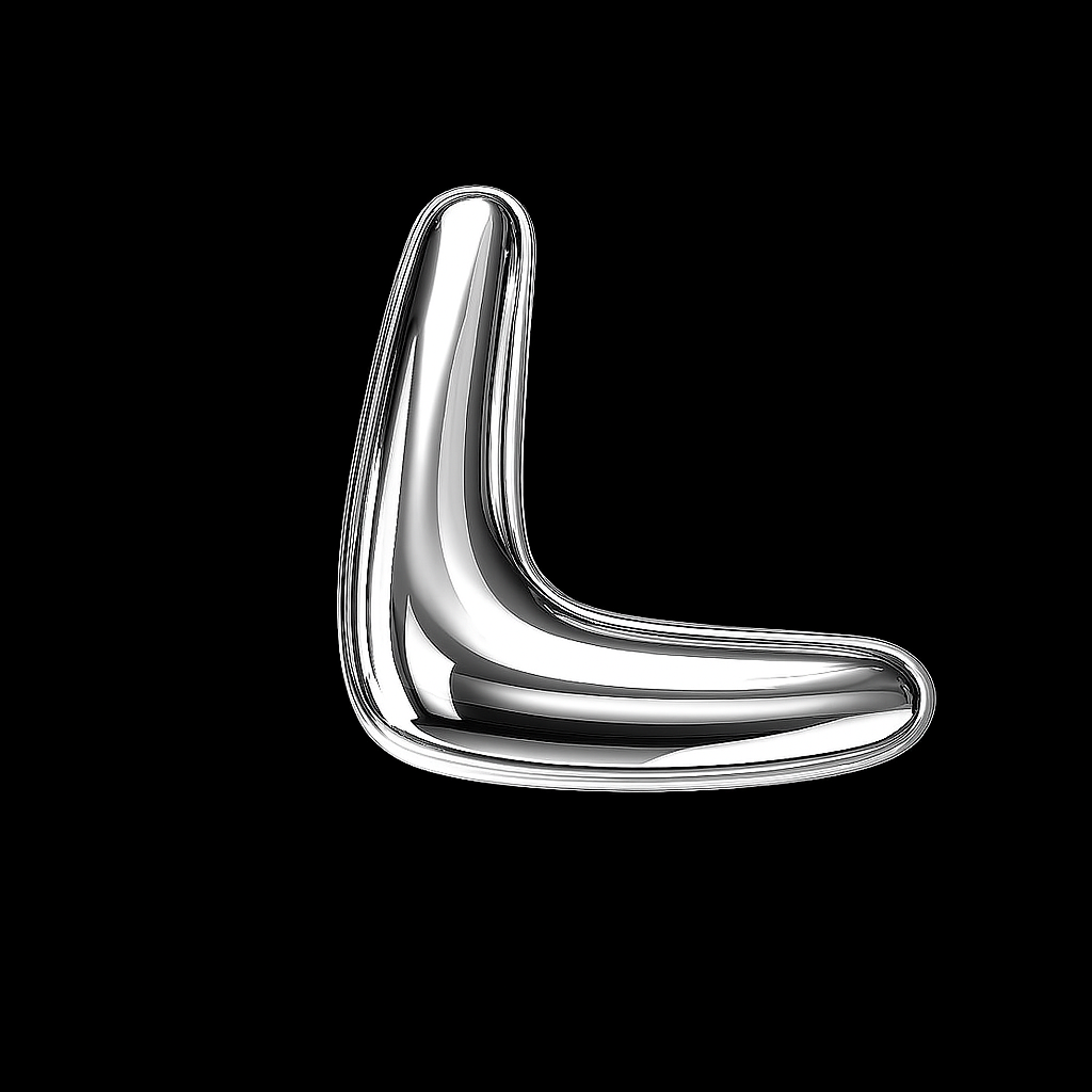 L- Shape Corner 18k Gold Tooth Charm