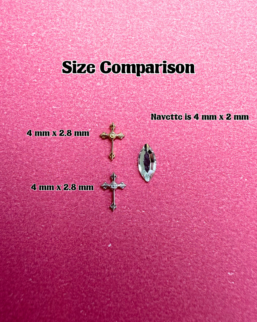 Micro-Cross 18k Gold Tooth Charm