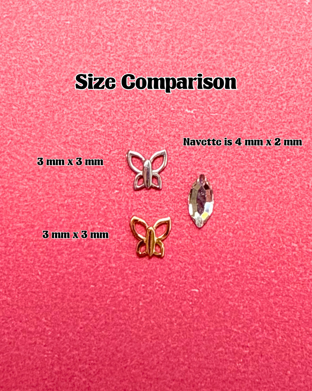 Pop Star Butterfly 18k Gold Tooth Charm
