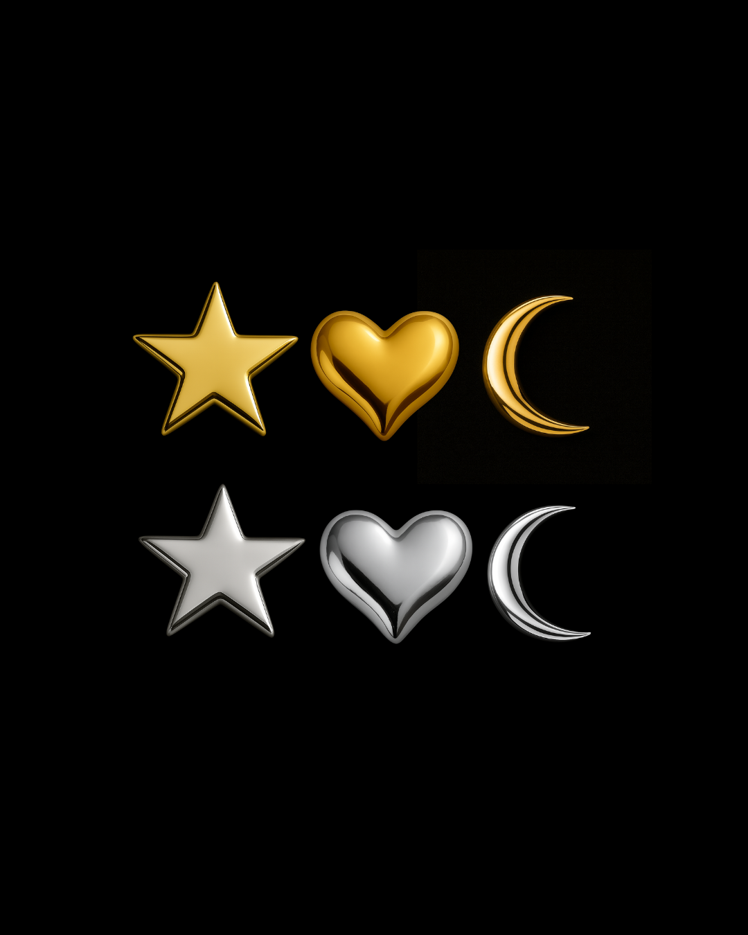 Cosmic Love 18k Gold Bundle Set