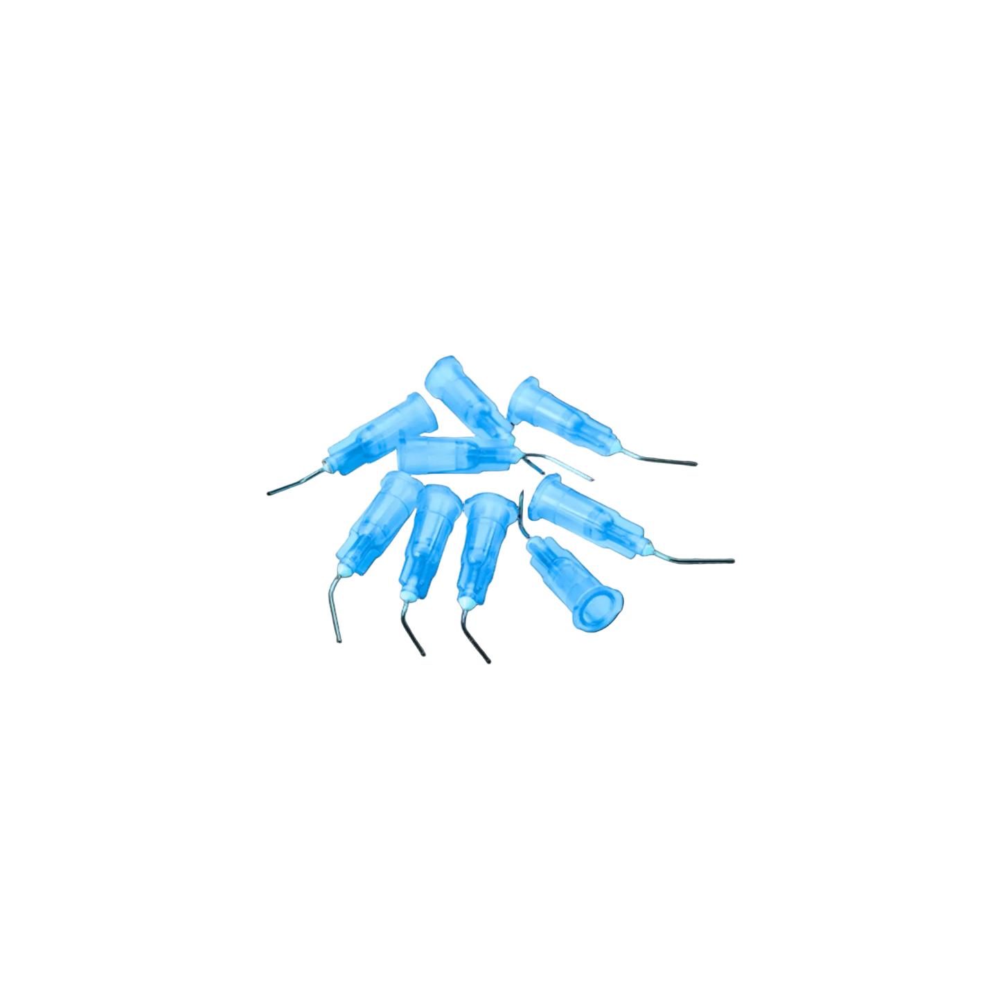 Pre- Bent Disposable Etch Tips 25G | Precision Curved Tips for Tooth Gem Application