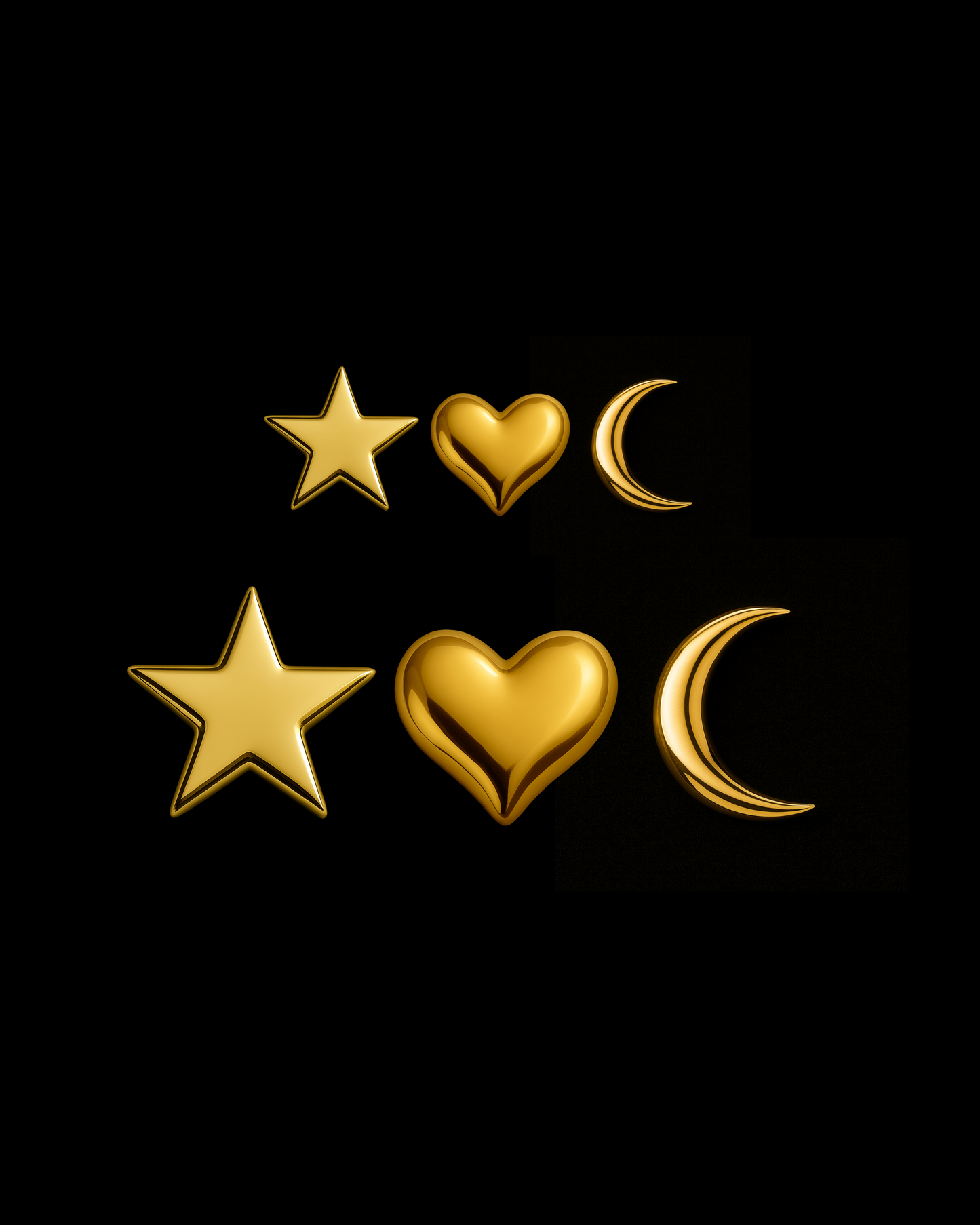Cosmic Love 18k Gold Bundle Set