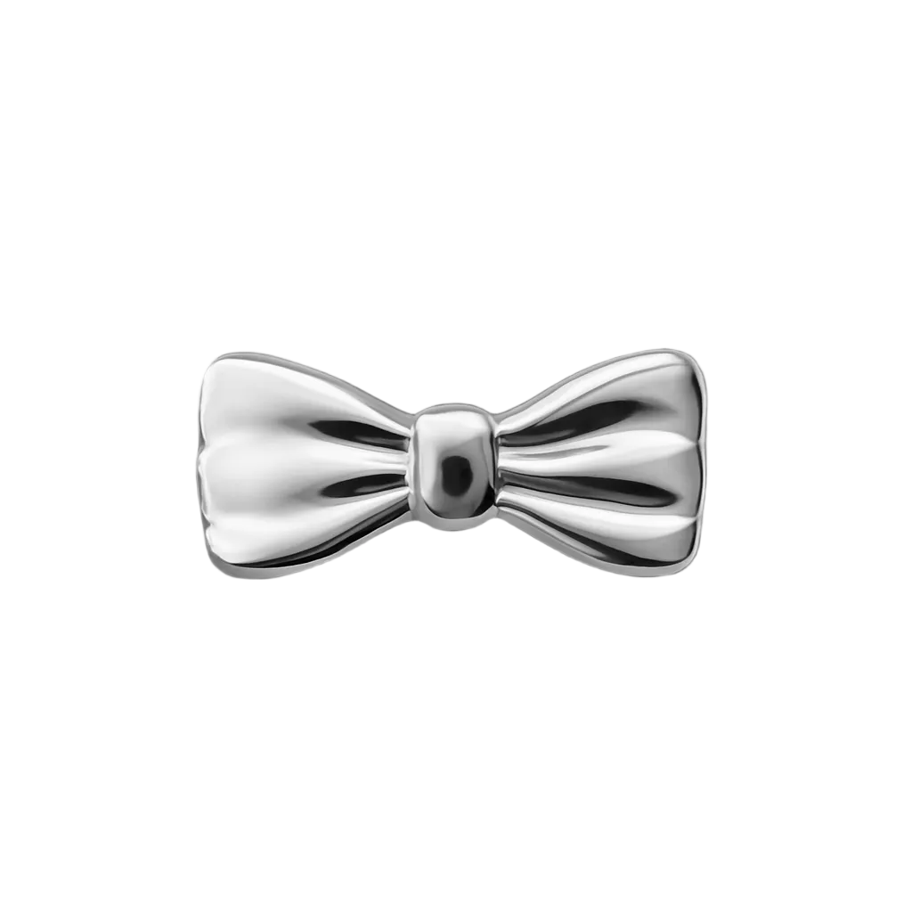 Bow Tie Charm 18k Gold Tooth Charm