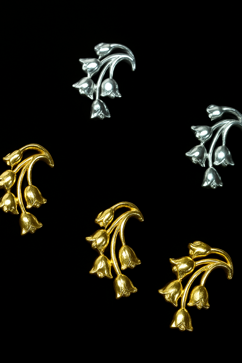 The Lily of the Valley 18k Gold Tooth Charm