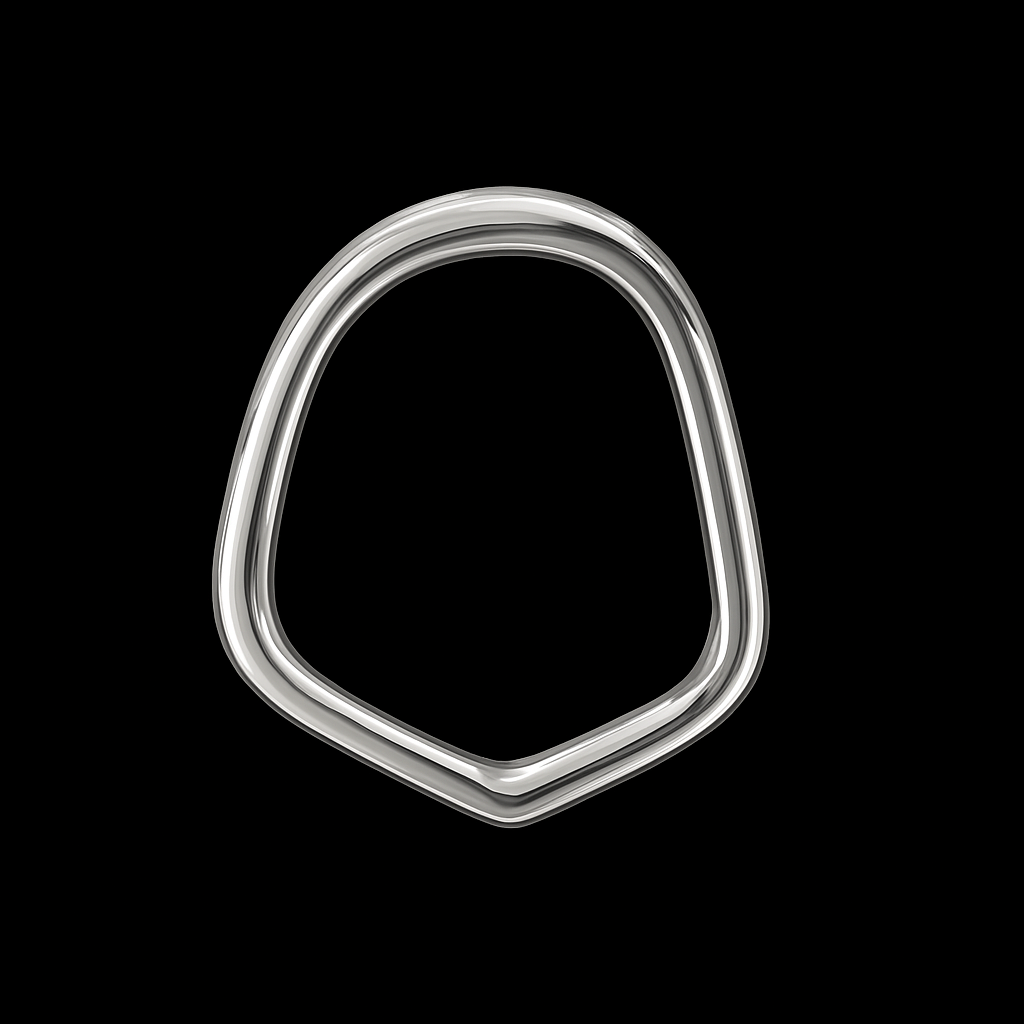Canine Window Frame 18k Gold Tooth Charm
