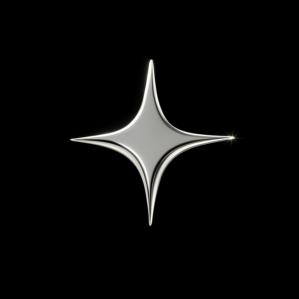 4-Point Star 18k Gold Tooth Charm