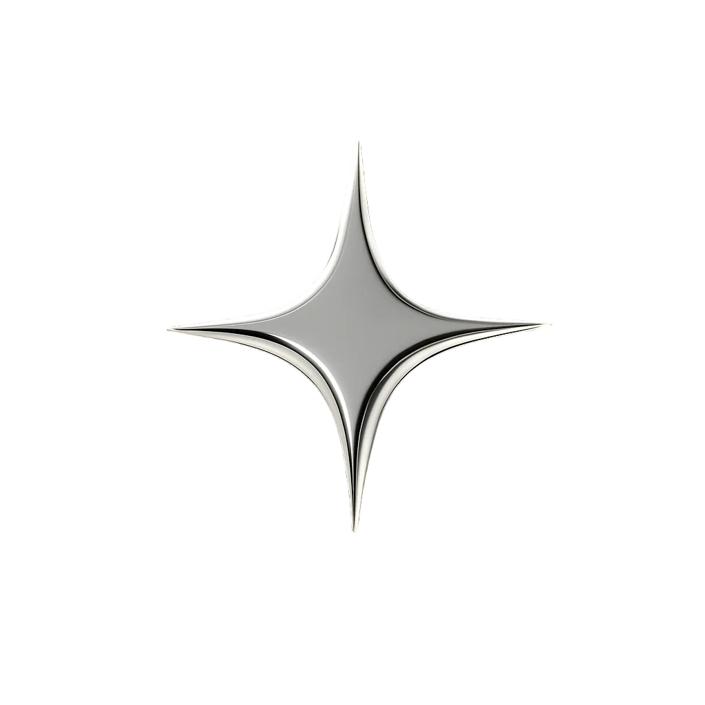 4-Point Star 18k Gold Tooth Charm