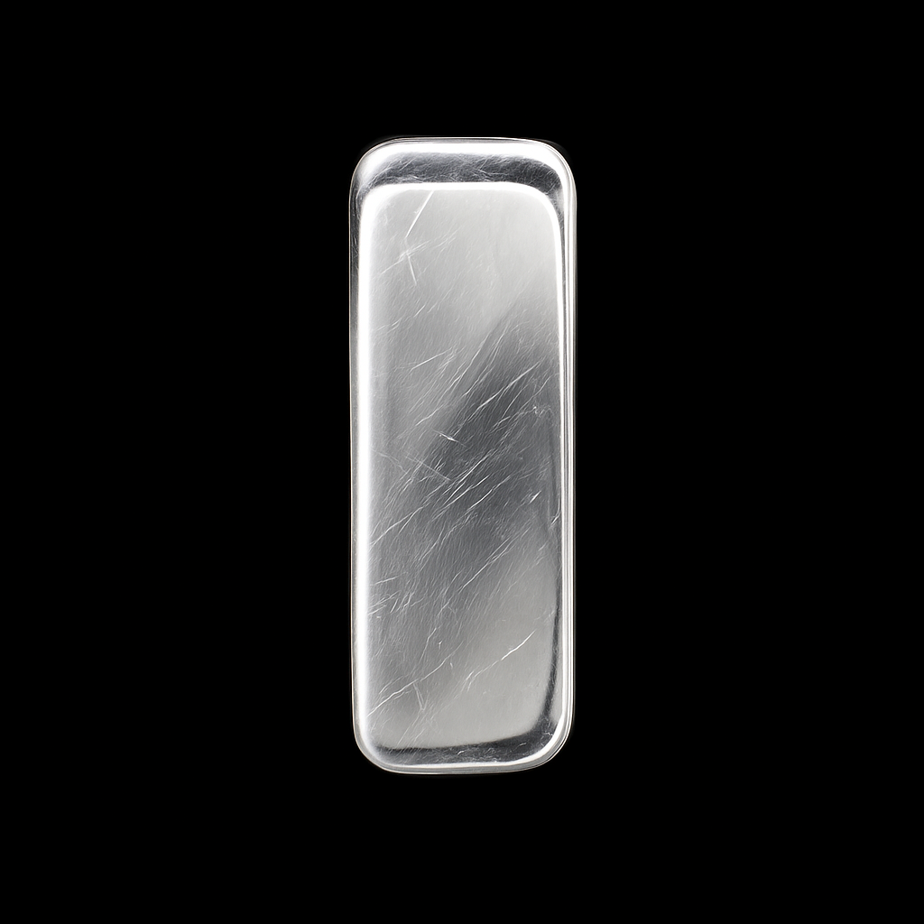 Thin Gold Bar 18k Gold Tooth Charm