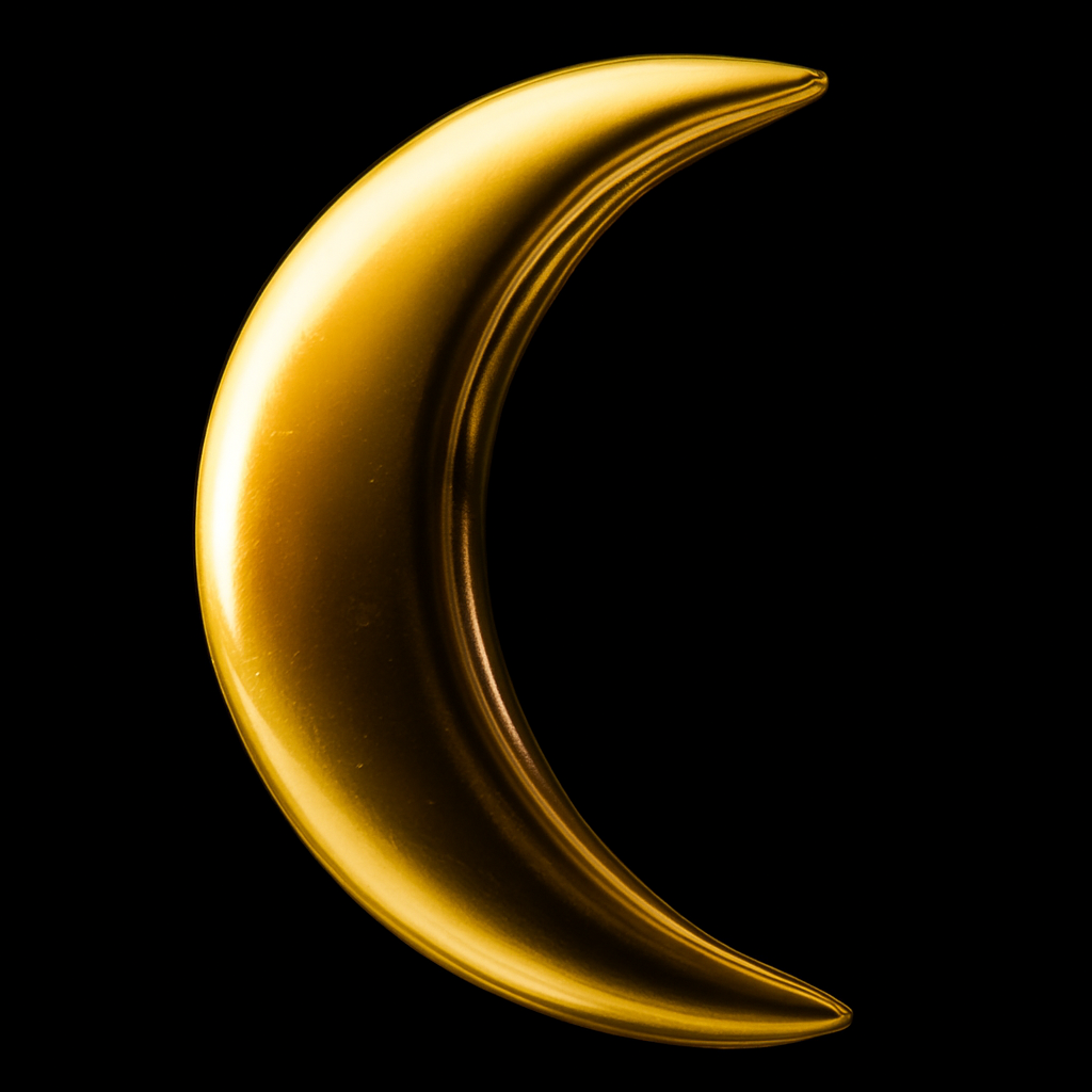 Mini-Moon 18k Gold Tooth Charm