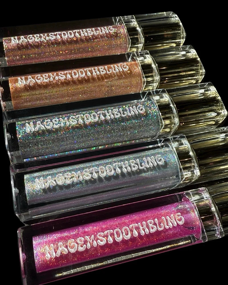 Glitter Lip Gloss (for techs, with frills)