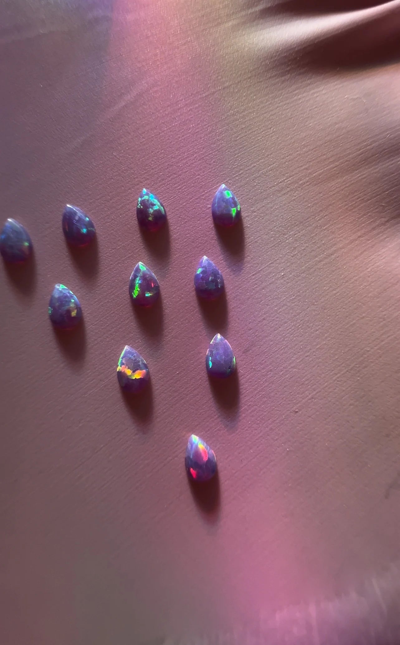 Opal Teardrop Tooth Gem
