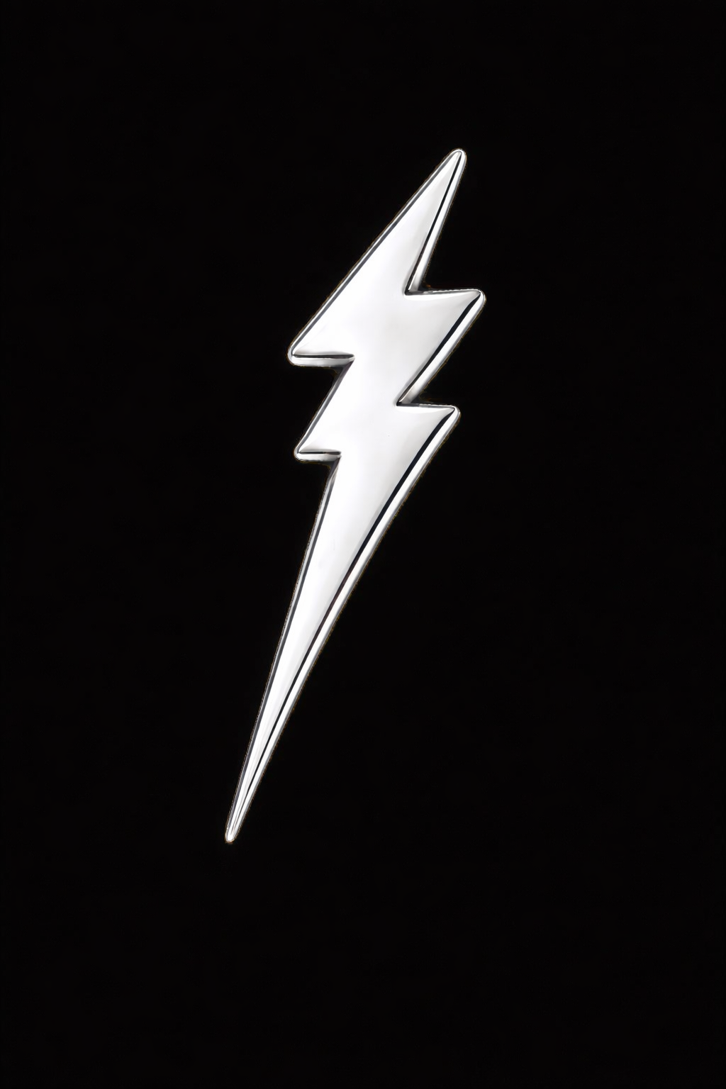 The Elongated Lightening Strike 18k Gold Tooth Charm