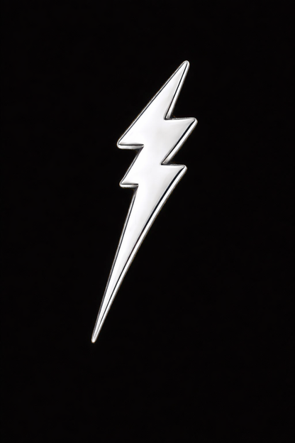 The Elongated Lightening Strike 18k Gold Tooth Charm