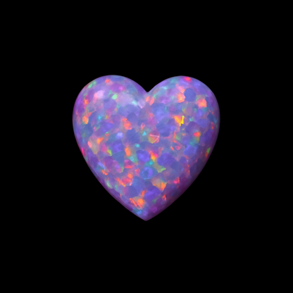 Opal Heart Tooth Gem