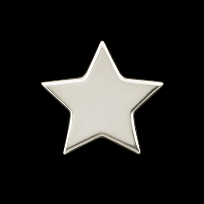 Solid Star Tooth Charm 18k Gold Tooth Charm
