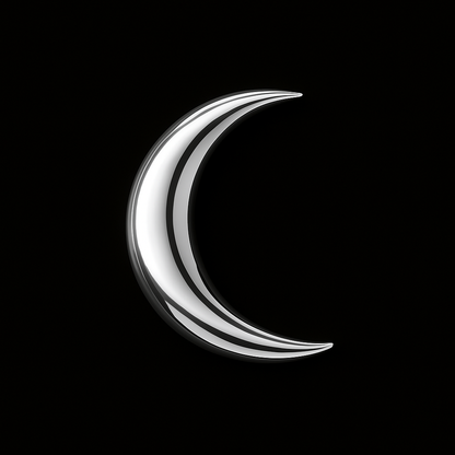 Crescent Moon 18k Gold Tooth Charm