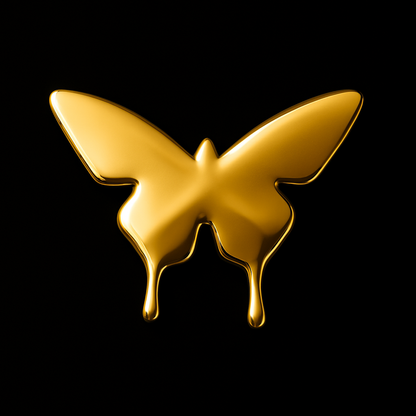 Firefly Butterfly 18k Gold Tooth Charm
