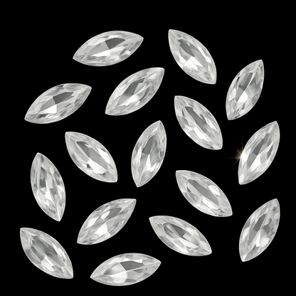 Navette Tooth Gem Crystals