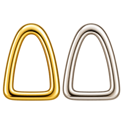 Incisor Window Frame 18k Gold Tooth Charm