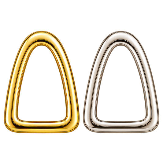 Incisor Window Frame 18k Gold Tooth Charm