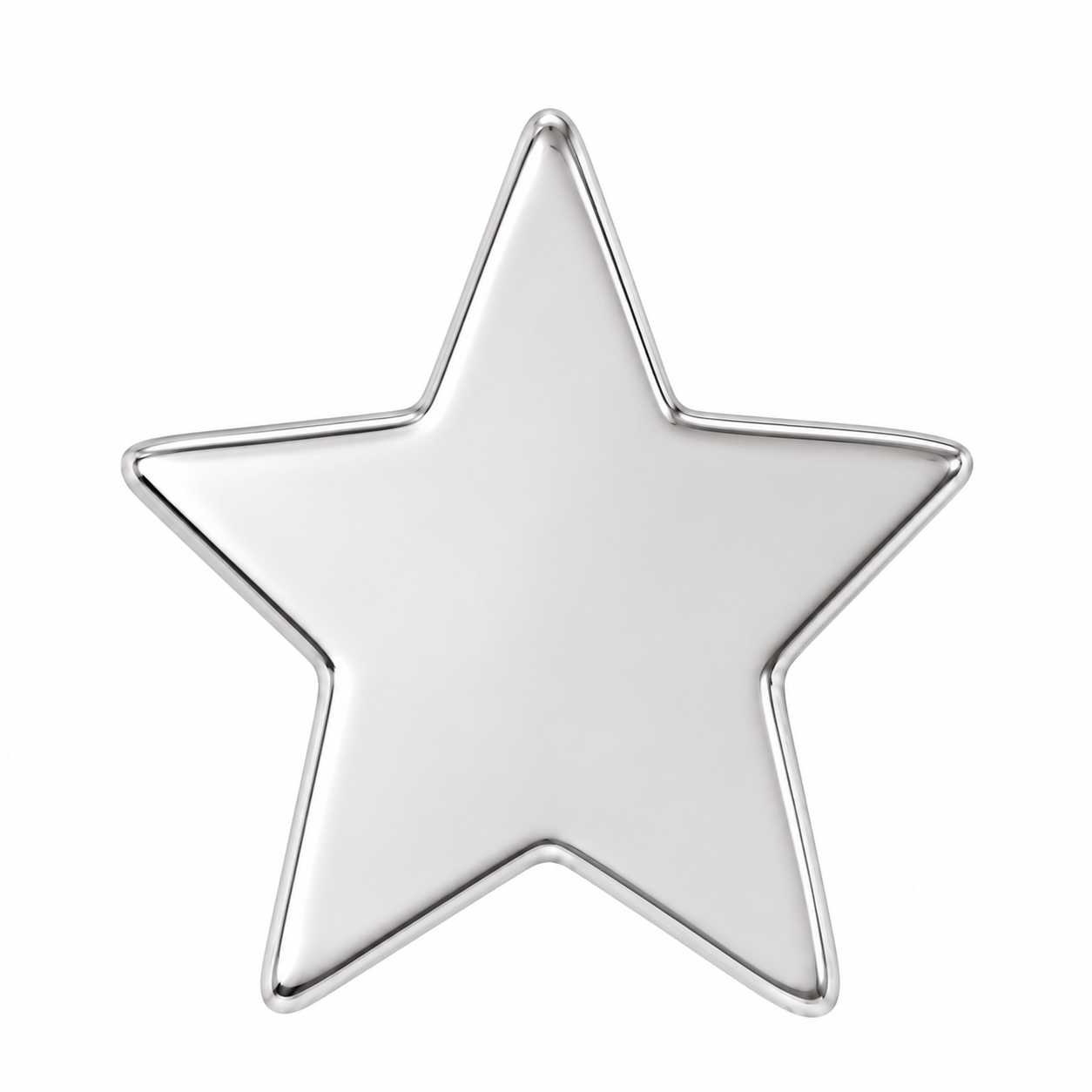 Cosmic Star Tooth Gem Charm | Solid 18K Gold, Dental Safe, Curved Back