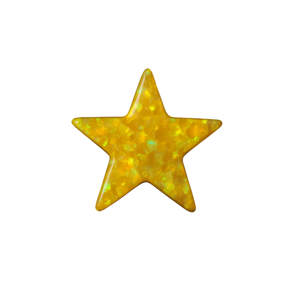 Opal Micro Star Tooth Gem | Lab-Created Opal, Dental Safe, Flat Back
