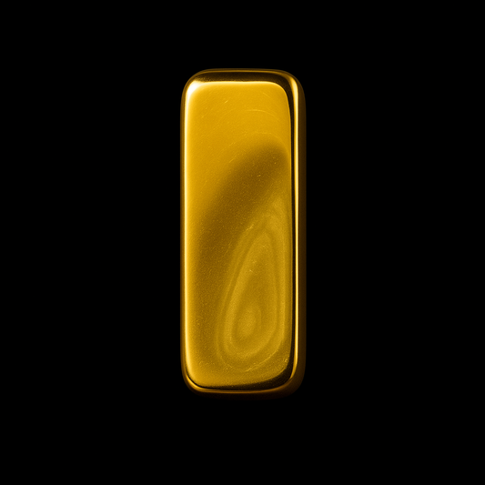 Thin Gold Bar 18k Gold Tooth Charm