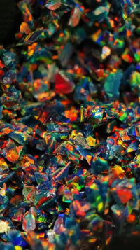 Opal Round Black Fire 3mm