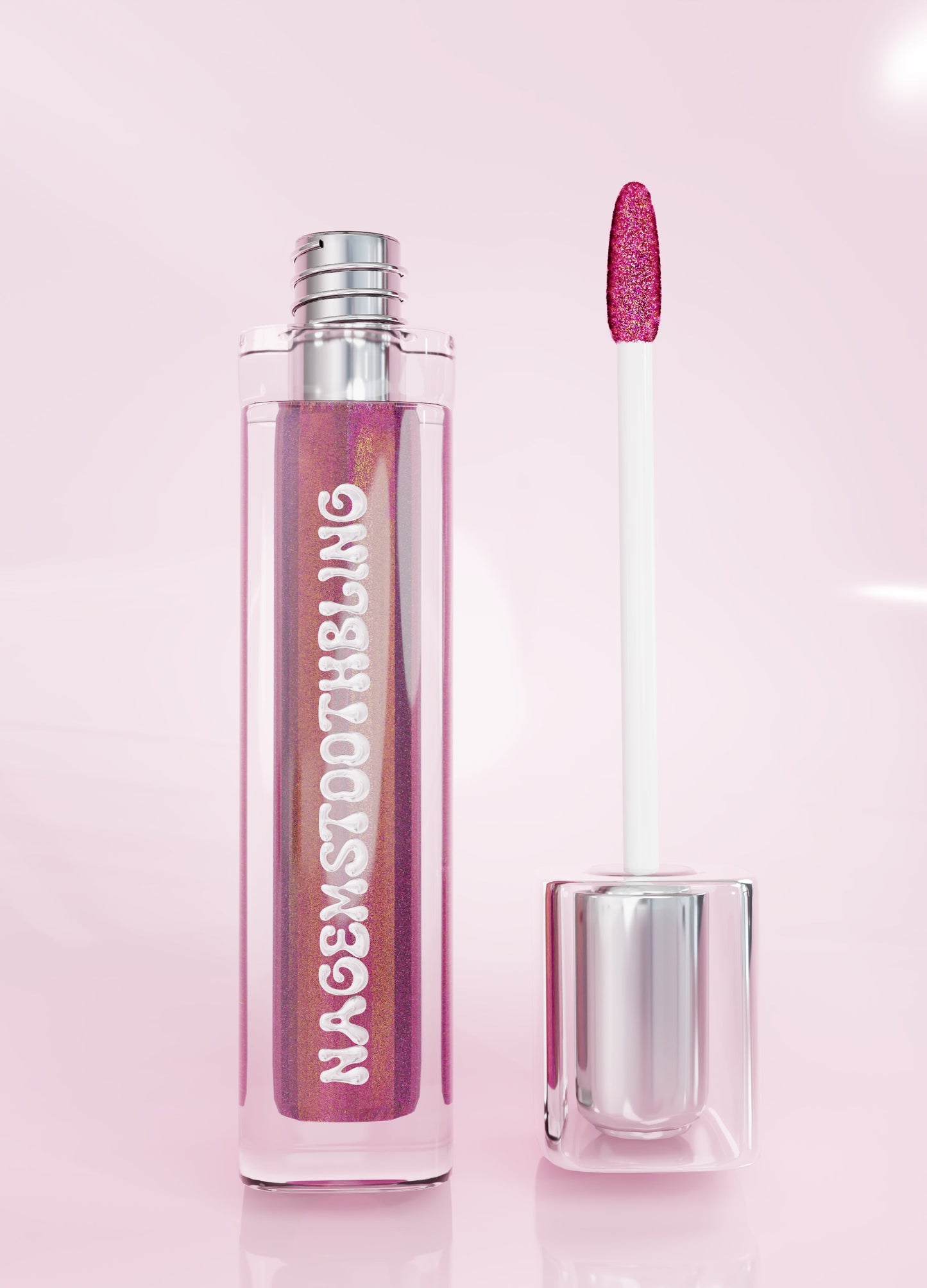 🎁 Glitter Lip Gloss-7mL| Ultra-Glitter Lip Gloss| Vegan Glitter Lip Gloss| Glitter Gloss (100% off)