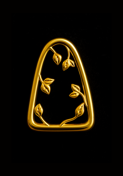 The Viney Window 18k Gold Tooth Charm