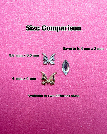 Bratz Doll Butterfly 18k Gold Tooth Charm