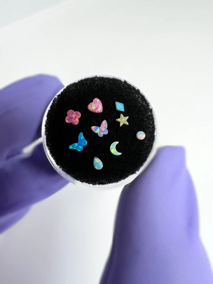 Opal Heart Tooth Gem