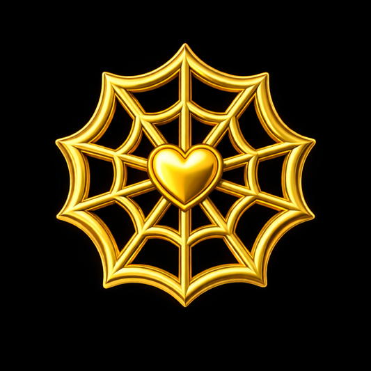 Entangled Heart 18k Gold Tooth Charm